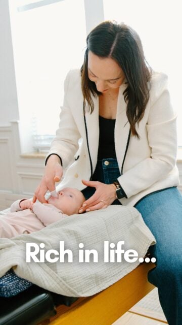 Rich in life for so many reasons. But when it comes to my work, I’d say I’m rich in life helping support moms and their littles.

I get to be there for the third trimester exhales, the postpartum days that feel harder than anyone warned you about, the toddler meltdowns that are really just a nervous system asking for help. Not glamorous. Just real. And it fills me up every time.

If this sounds like your vibe, send us a DM.

📍 Rooted Chiropractic | Family Chiropractor Serving Hinsdale, Clarendon Hills & Western Suburbs
#PrenatalChiropractic #ChicagoMom #ChicagolandMoms #ClarendonHillsMoms #WesternSuburbsMoms