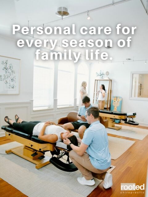 Care here is personal, and our families feel that from the moment they walk in. We meet you where you are and grow with you through every season, from pregnancy and postpartum through the toddler years and all the way to high school.

That matters more than you might think. Kids borrow their sense of safety from the people and places around them, and grown-ups do too. When a space feels warm and familiar, your nervous system can finally exhale, and that’s when your body has room to heal.

So yes, we care about adjustments. We also care that someone remembers your kids’ names and that you leave feeling a little less alone. Nobody should have to raise little humans without a village.

Tag a mama who belongs in ours.

📍 Rooted Chiropractic | Family Chiropractor Serving Hinsdale, Clarendon Hills & Western Suburbs
#FamilyChiropractic #ChicagolandFamily #WesternSuburbsMoms #ClarendonHillsMoms #HinsdaleMoms